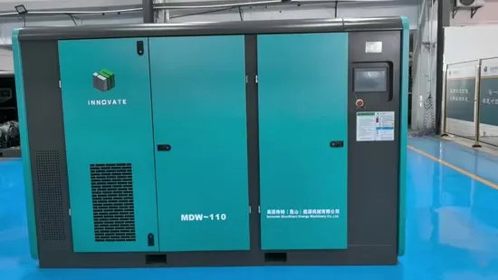 Low-Energy Consumption Mda-075 Three-Stage Industrial Rotary Screw Compressor for Oil Well Pressurization